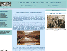 Tablet Screenshot of collections.obs.ujf-grenoble.fr