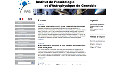 Desktop Screenshot of ipag.obs.ujf-grenoble.fr
